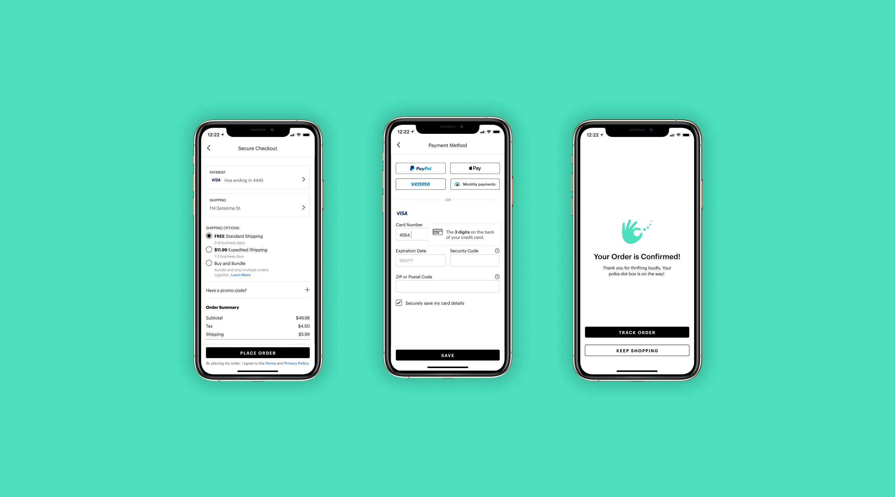 Header Image, showing final designs